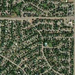 Cherry Knolls Colorado High Resolution Satellite Map