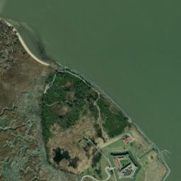 Fort Delaware Delaware High Resolution Satellite Map