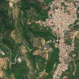 Vaccarizzo Albanese map(satellite map)