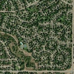 Southglenn Colorado High Resolution Satellite Map