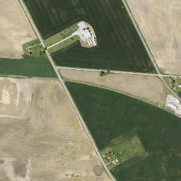 Luray Ohio High Resolution Satellite Map