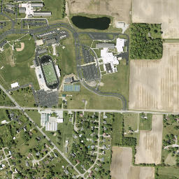 Eber Ohio High Resolution Satellite Map