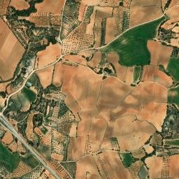 Puebla del Salvador map(satellite map)