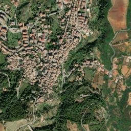 San Demetrio Corone map(satellite map)