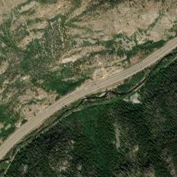 Interstate 70, White River National Forest High Resolution Satellite Map