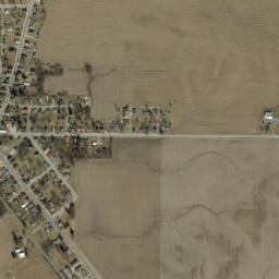 College Corner Ohio High Resolution Satellite Map