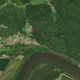 Coal Run Ohio High Resolution Satellite Map