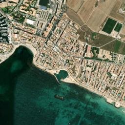 Es Molinar map(satellite map)