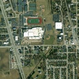 Whiteland map(satellite map)