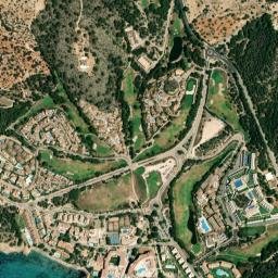 Camp de Mar map(satellite map)