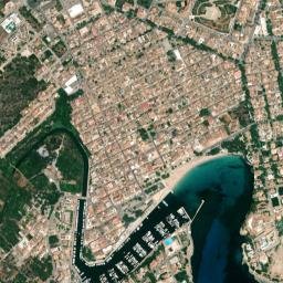 Porto Cristo map(satellite map)