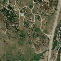 County Highway 9, White River National Forest High Resolution Satellite Map