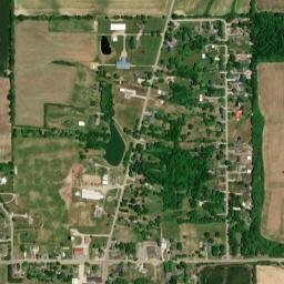 Jacksonburg Ohio High Resolution Satellite Map