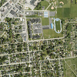 Washington Oaks Ohio High Resolution Satellite Map