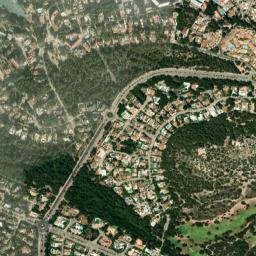 Santa Ponsa map(satellite map)