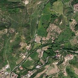 Bisignano map(satellite map)