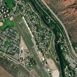 Cardiff Colorado High Resolution Satellite Map