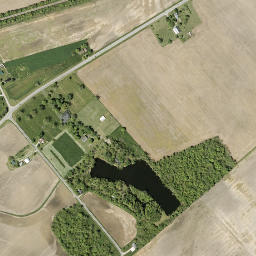 Glendon Ohio High Resolution Satellite Map