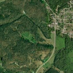 Carbon Hill Ohio High Resolution Satellite Map