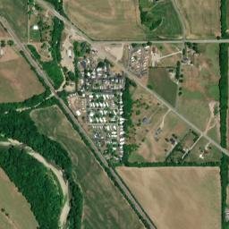 Edgewood Mobile Home Park Ohio High Resolution Satellite Map