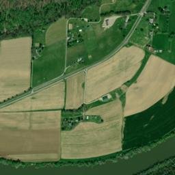 Rainbow Ohio High Resolution Satellite Map