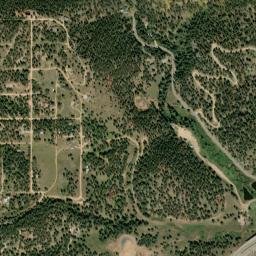 12833 South Elk Creek Road, Pine, CO High Resolution Satellite Map