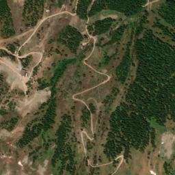 Ski Area Access, White River National Forest High Resolution Satellite Map