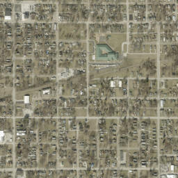 1501-1599 Locust Street, Terre Haute, IN High Resolution Satellite Map