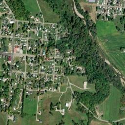 Adelphi Ohio High Resolution Satellite Map