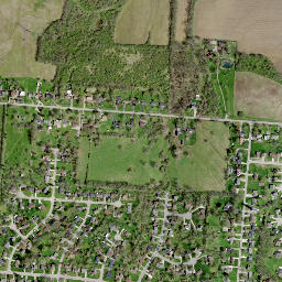 Brittany Heights Ohio High Resolution Satellite Map