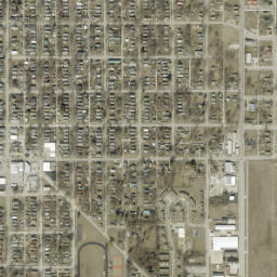 1100-1122 Hulman Street, Terre Haute, IN High Resolution Satellite Map