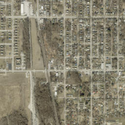 1378 Hulman Street, Terre Haute, IN 47802 High Resolution Satellite Map