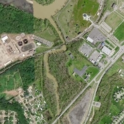 Le Sourdsville Ohio High Resolution Satellite Map