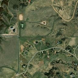 7375 West Rainbow Creek Road, Sedalia, CO High Resolution Satellite Map