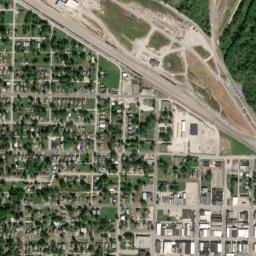 700-798 West Reed Street Moberly MO High Resolution Satellite Map