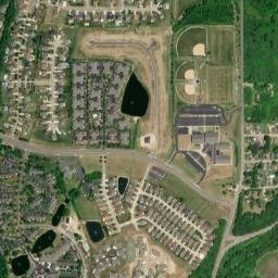 City View Heights Ohio High Resolution Satellite Map