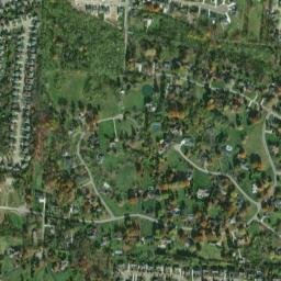 Avalon Heights Ohio High Resolution Satellite Map