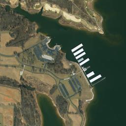 Satellite view of Smithville Lake 1