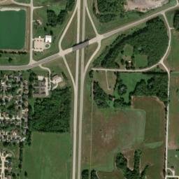 East Rollins Street & U.S. 63 Moberly MO High Resolution Satellite Map