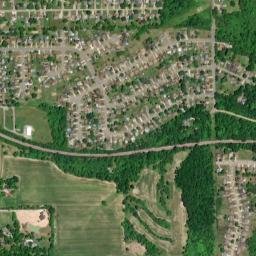 Alamo Heights Ohio High Resolution Satellite Map