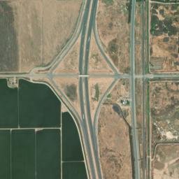 Norman California High Resolution Satellite Map