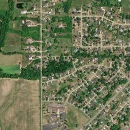 Queen Acres Ohio High Resolution Satellite Map