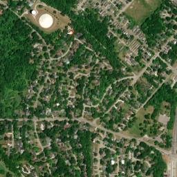 Forest Hills Ohio High Resolution Satellite Map
