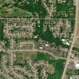 Columbia Heights Ohio High Resolution Satellite Map