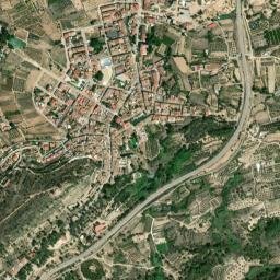 Macastre map(satellite map)