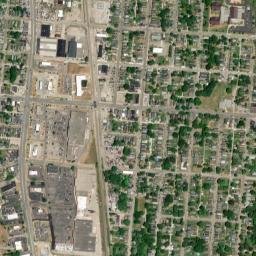 East Hamilton Ohio High Resolution Satellite Map