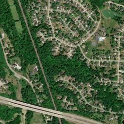 Dutchland Woods Ohio High Resolution Satellite Map