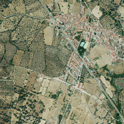 Herguijuela map(satellite map)