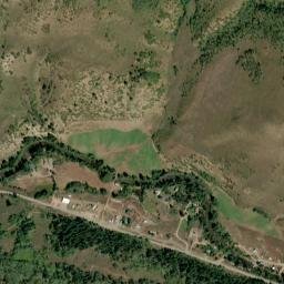 Thomasville Colorado High Resolution Satellite Map