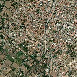 San Sperate map(satellite map)
